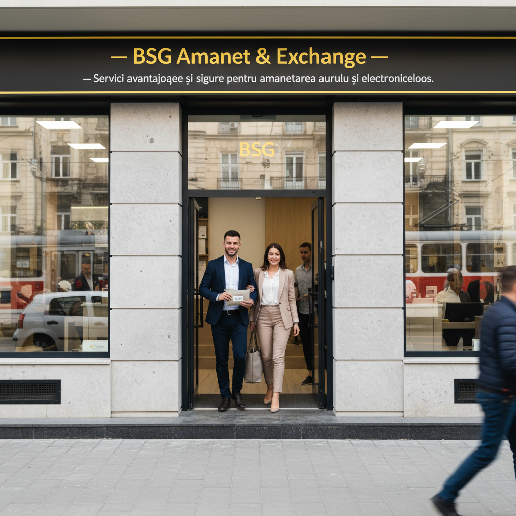 BSG Amanet & Exchange – Soluții sigure și convenabile pentru amanetarea aurului și a electronicelelor în localitate