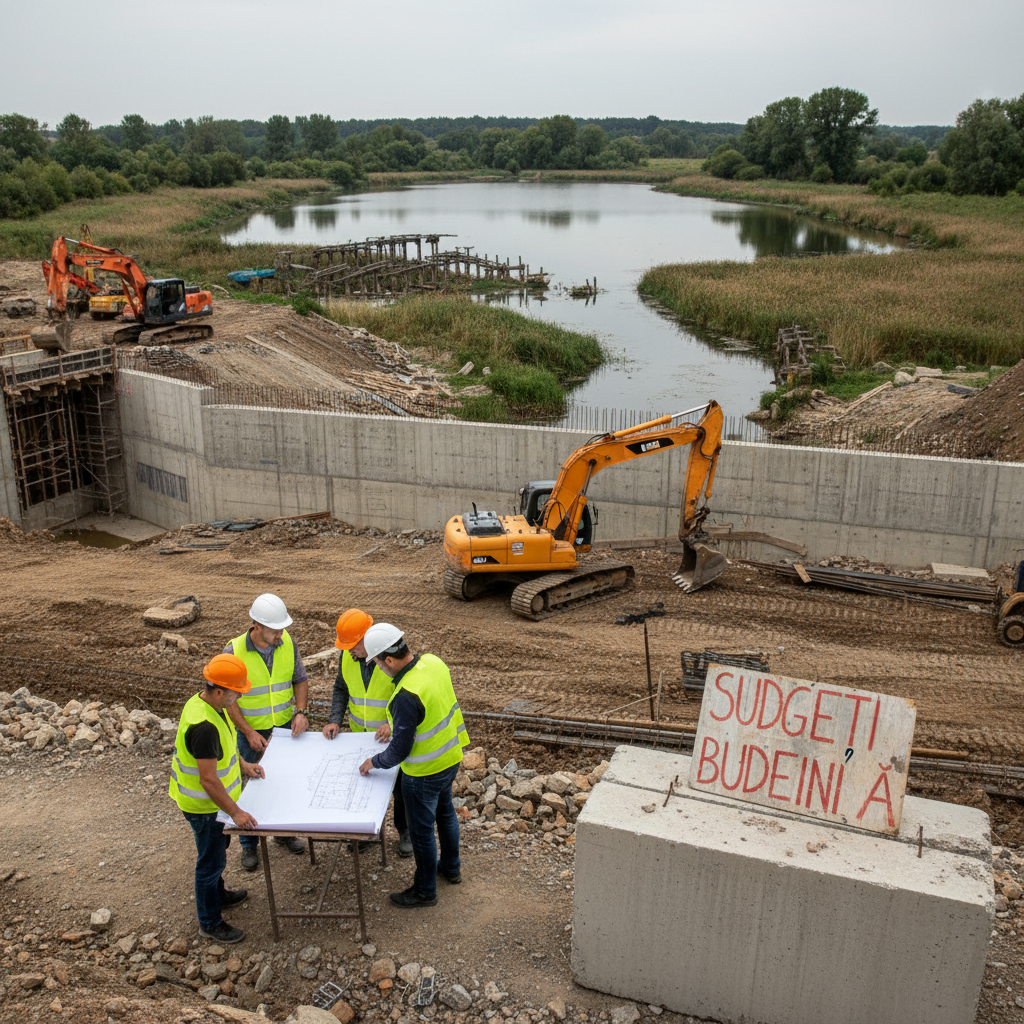 Investiții diminuate în 2024 pentru amenajarea și regularizarea cursurilor de apă din județ