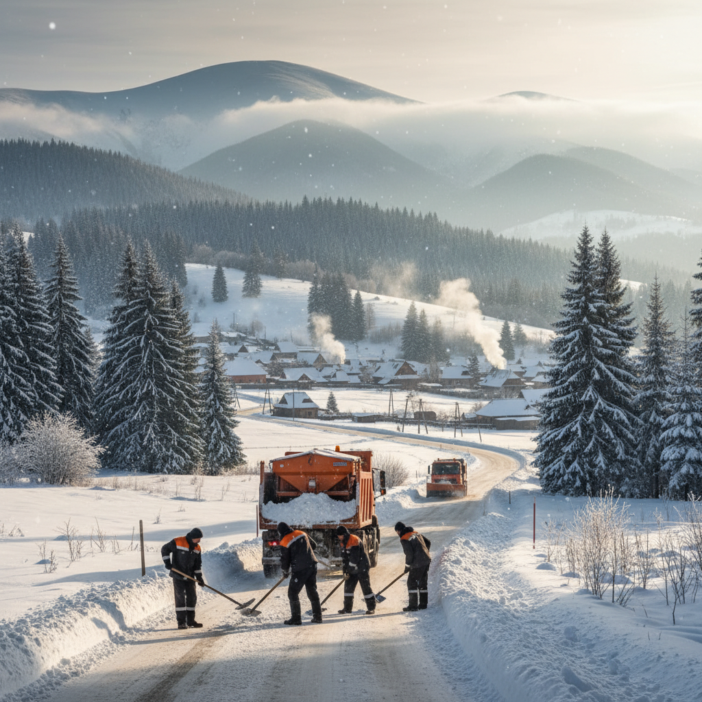 Județul Harghita, gata să întâmpine sezonul de iarnă cu toate pregătirile finalizate