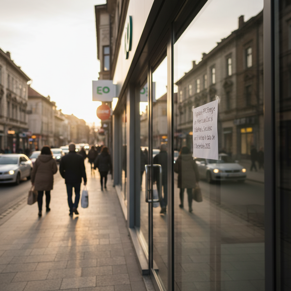 Magazinele PPC Energie din Miercurea Ciuc și Odorheiu Secuiesc, închise pe 1 Decembrie 2025