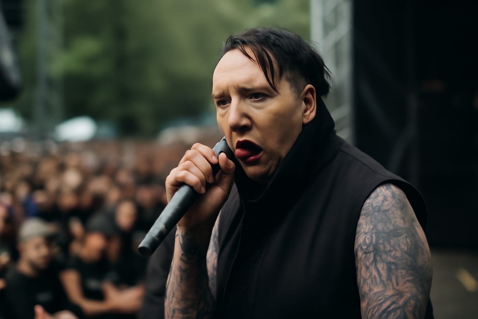 Marilyn Manson confirmat pentru scena festivalului Rockstadt Extreme Fest