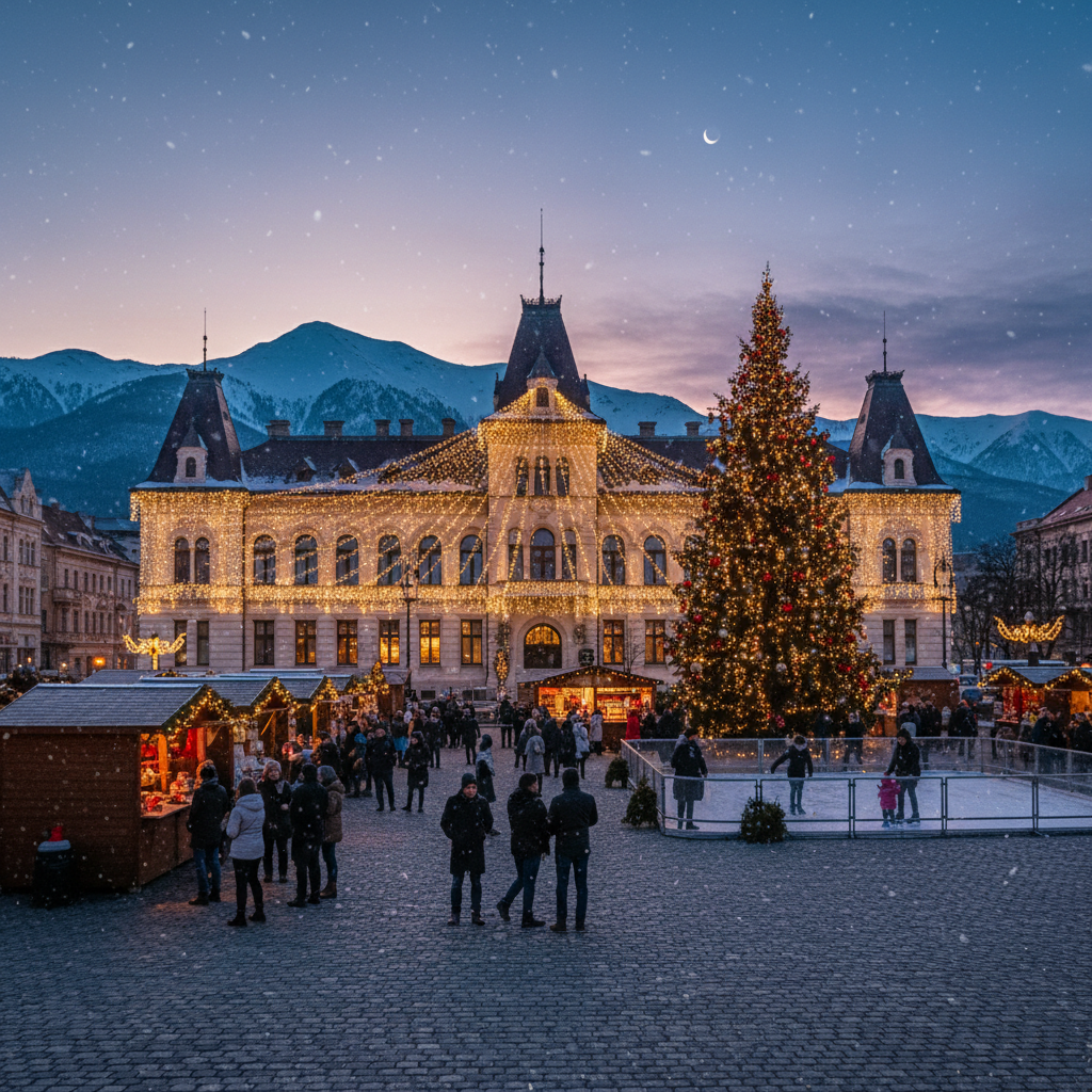 Miercurea-Ciuc se pregătește de sărbători – evenimente de Advent și Crăciun în centrul orașului