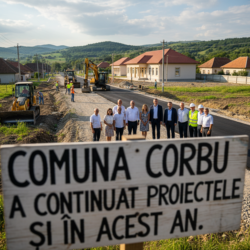Proiectele în comuna Corbu continuă și în acest an