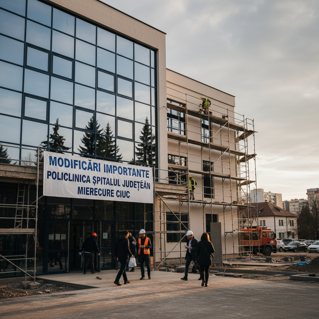 Schimbări majore la Policlinica Spitalului Județean din Miercurea Ciuc